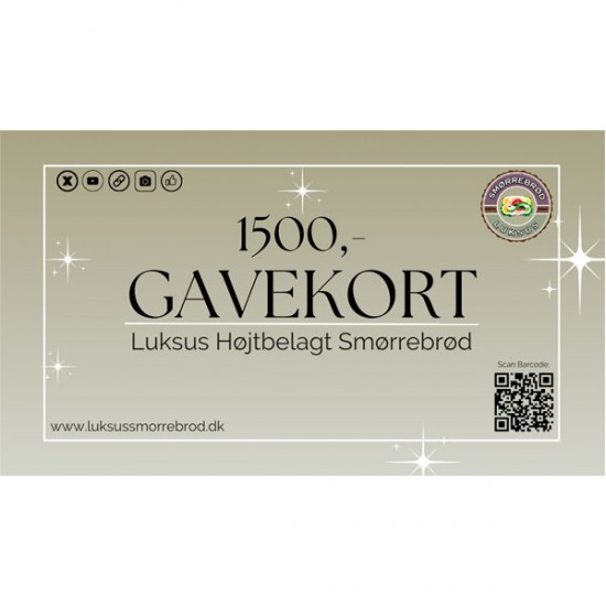 Gavekort 1500,-