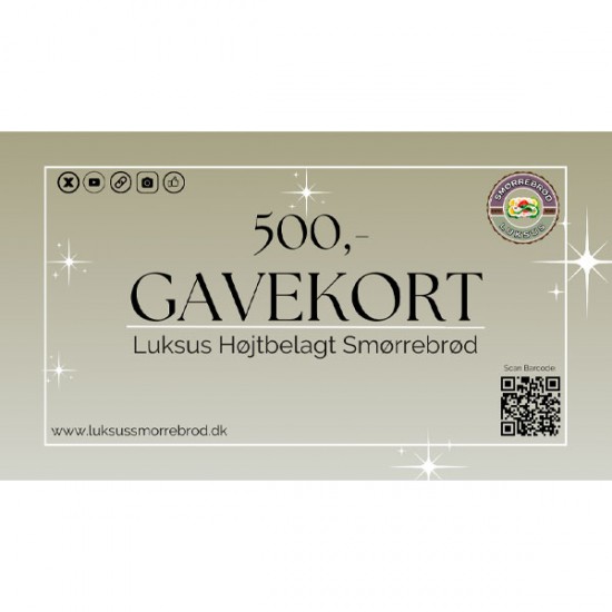 Gavekort 500,-